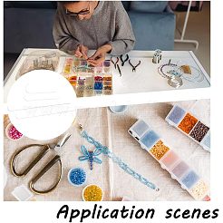 4 стиль стальные изогнутые иглы для бисероплетения для прядильных машин&nbsp;TOOL-CA0001-20