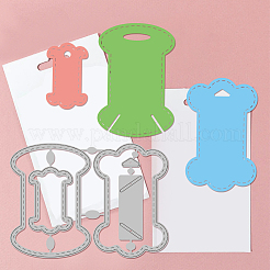 Углеродистая сталь разрезает трафареты DIY-WH0309-1706