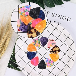 2 лист наклейки на гитарный гриф с 10 медиаторами с имитацией оболочки&nbsp;MUSI-PW0003-03