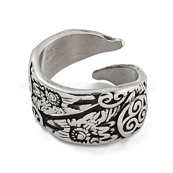 Открытые кольца из нержавеющей стали 304 RJEW-B055-12AS