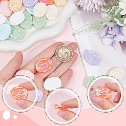 50 шт. Непрозрачные акриловые бусины SACR-SC0001-29