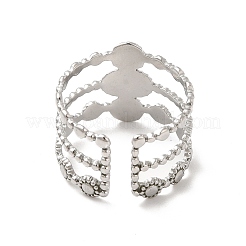 Фурнитура для открытого кольца-манжеты из нержавеющей стали 304 STAS-E180-08P