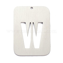 Pendentifs en acier inoxydable 304 anti-ternissement&nbsp;STAS-K216-49W-P