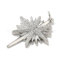 Латунные микро проложить кубического циркония подвески&nbsp;KK-B124-08P-03