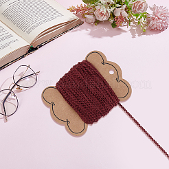 Ruban de bordure en dentelle à franges ondulées en nylon de 25 mètre&nbsp;OCOR-GF0004-30B
