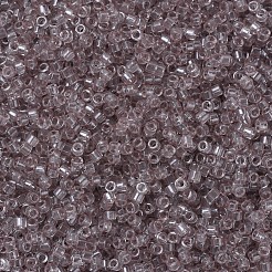 MIYUKIデリカビーズ  シリンダー  日本製シードビーズ  11/0  （db1416)透明ライトトープ  1.3x1.6mm  穴：0.8mm  約2000PCS /ボトル  10 G /ボトル&nbsp;SEED-JP0008-DB1416