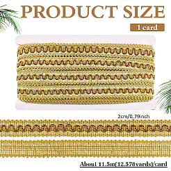 Полиэстеровые плетеные волнистые ленты&nbsp;OCOR-WH0112-017B