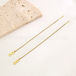 Минималистская резьба для сережек-гвоздиков из нержавеющей стали PL1727