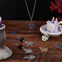 18шт. 3-х цветная подвеска из нержавеющей стали 304&nbsp;STAS-DC0012-34