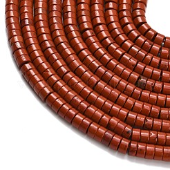 Натуральные красные яшмы бусы пряди G-Z110-A35-2x4mm