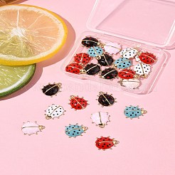 24шт 5 стиля подвески из сплава с эмалью&nbsp;ENAM-FS0002-94