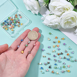100 stücke 2 arten gefärbt natürliche süßwasser shell nuggets charms&nbsp;FIND-BM0001-37