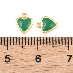 Pendentifs d'émail en laiton &nbsp;KK-CBABBCE-02G-05