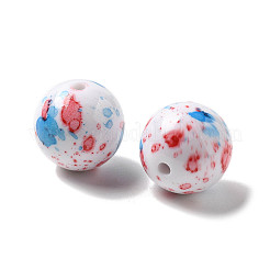 Краска для запекания непрозрачные акриловые бусины OACR-H049-03C