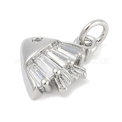 Латунные микро проложить кубического циркония подвески&nbsp;KK-Q028-60P