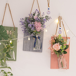 3шт ручной работы лэмпворк подвески сглаза украшения HJEW-DC0001-11