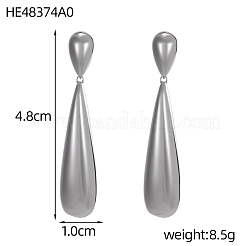 Серьги-гвоздики из нержавеющей стали 304&nbsp;STAS-OY010-64P