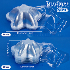 40 Stück 2 Arten transparente PVC-Verpackungsbox&nbsp;FIND-OC0013-58A
