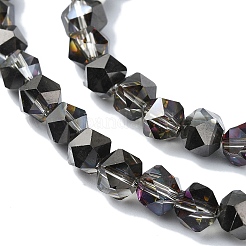 Гальванические стеклянные бусины&nbsp;EGLA-L018-B-AB01