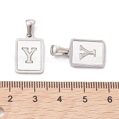 Muschelanhänger aus Edelstahl 304 mit Pavé-Fassung&nbsp;LS-STAS-G327-01P-Y