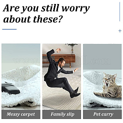 Ahademaker 20 шт. 2 стильные полиуретановые самоклеящиеся нескользящие наклейки для ковров FIND-GA0005-66