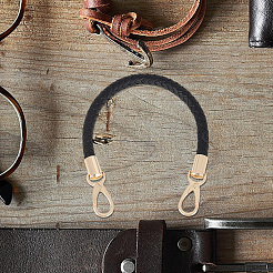 Вырезать полые 2шт плетеные круглые ремни для сумок из искусственной кожи ручки для сумок&nbsp;FIND-CL0001-02B