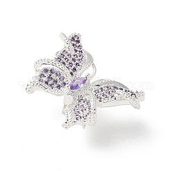 Латунные микропаве прозрачные подвески с фианитом KK-A236-07S