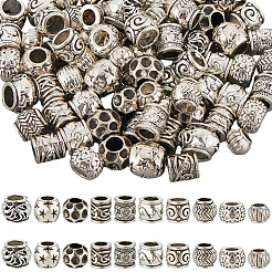 100 шт. 10 стиля сплава европейских бусин FIND-SP0003-96