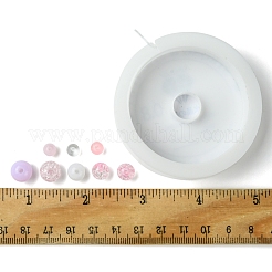 Наборы для изготовления браслетов из круглых акриловых бусин своими руками DIY-FS0007-02B