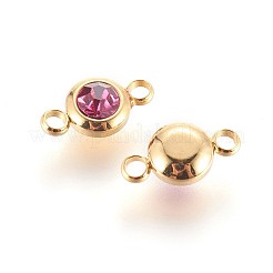 Connettori con maglie in strass in acciaio inossidabile 304&nbsp;X-STAS-P237-17G-08
