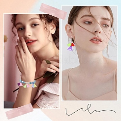 400шт 2 стиля прозрачные акриловые бусины&nbsp;FACR-YW0001-11