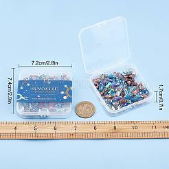 Handgefertigte Anhänger aus Polymerton mit Blumendruck&nbsp;FIND-SC0002-90