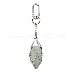Bolsa de macramé de latón soporte de piedra vacío decoración colgante&nbsp;KK-CJ1B98-P