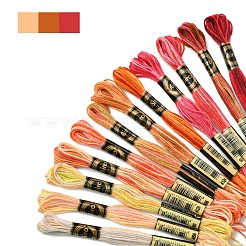 6-слойная полиэфирная нить для вышивания OCOR-FZ0001-01E