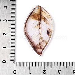 Подвески из эпоксидной смолы в виде листьев RESI-T057-88