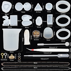 Diy Silikon-Armreif-Formen-Kits&nbsp;DIY-PH0004-45