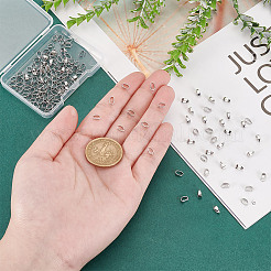 100 шт. латунные защелки на дужках KK-GO0001-87P