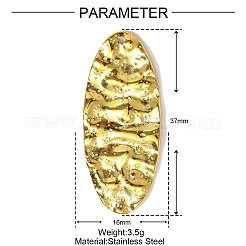 Подвески из нержавеющей стали 304&nbsp;STAS-OY001-37G
