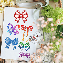 3 шт. 3 стиля бант трафареты для резки из углеродистой стали&nbsp;DIY-WH0309-3472