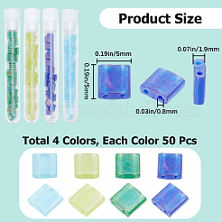 200 шт. 4 цвета бусины миюки тила SEED-CN0001-18