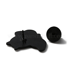 Broche en émail fantôme d'halloween&nbsp;JEWB-WH0029-31G