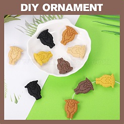 10 шт. 5 цвета мультяшные коровы силиконовые бусины JX711A