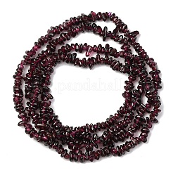 Гранат природный бисер нитей G-K402-B01-01