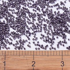 MIYUKIデリカビーズ  シリンダー  日本製シードビーズ  11/0  （db0455)亜鉛メッキダークプラム  1.3x1.6mm  穴：0.8mm  約2000PCS /ボトル  10 G /ボトル&nbsp;SEED-JP0008-DB0455