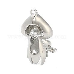 Pendentifs en laiton émaillé d'Halloween&nbsp;KK-F915-01G-P
