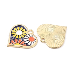 Подвески из эмали и сплава&nbsp;ENAM-WH0001-22B