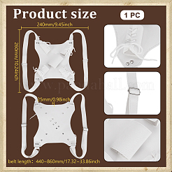 Эластичный пояс из искусственной кожи AJEW-WH0678-56
