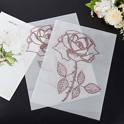 Горный хрусталь в форме розы DIY-WH0308-281