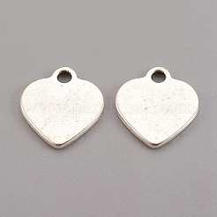 Pendentifs breloques d'étiquette vierge estampage en alliage&nbsp;PALLOY-R3853-AS-NR