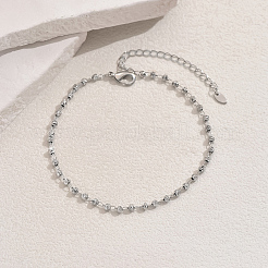 Eleganti cavigliere con catena a maglie sferiche in ottone per outfit da pendolarismo quotidiano da donna&nbsp;JB5615-2